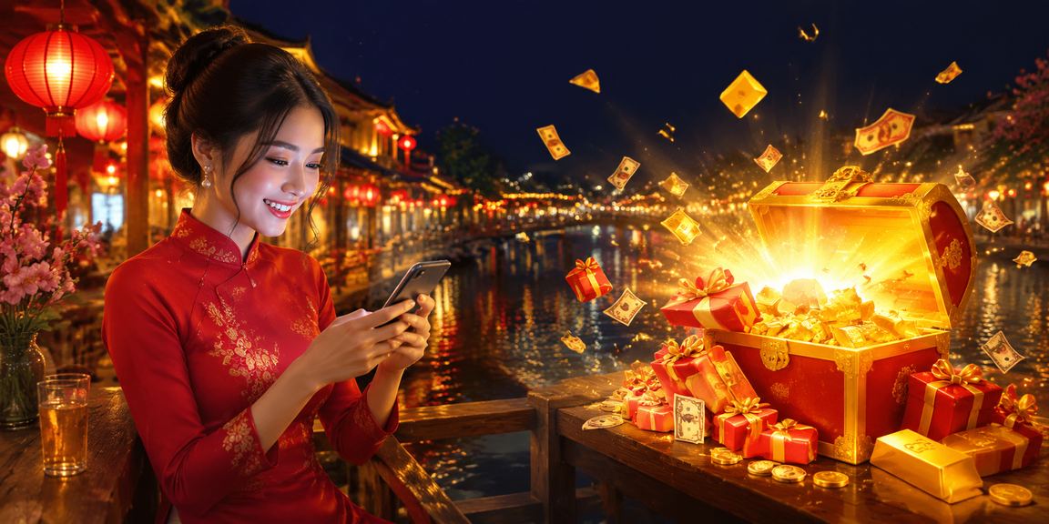 Người chơi xem mẹo cá cược trên điện thoại tại chợ đêm Hà Nội