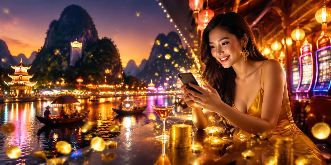 Người dùng Việt Nam đăng nhập tài khoản k400 trên điện thoại tại chợ đêm Ninh Bình